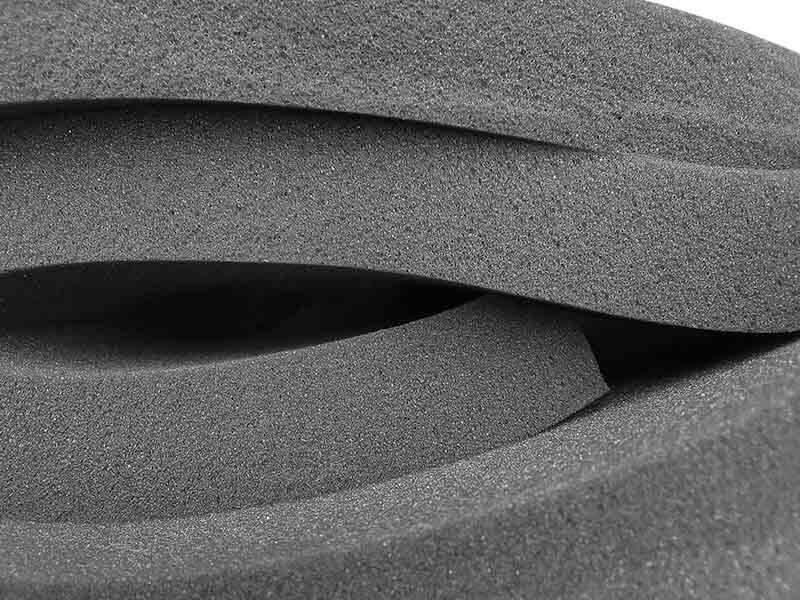 Stacked packaging foam.